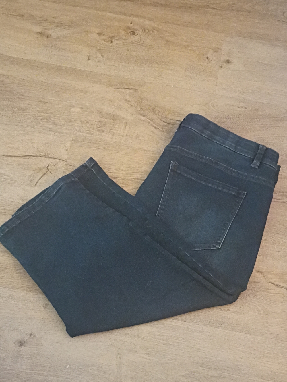 Angels Jeans in Dark Blue Crop Length